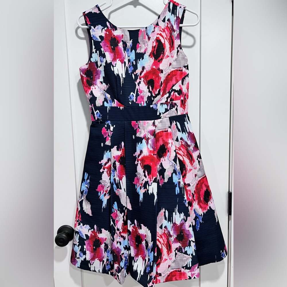 kate spade new york Hazy Floral Dress Bow Back size 2